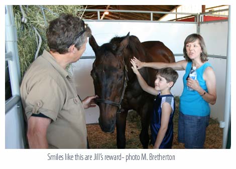 Chinook Pass, Jill Hallin and admirers